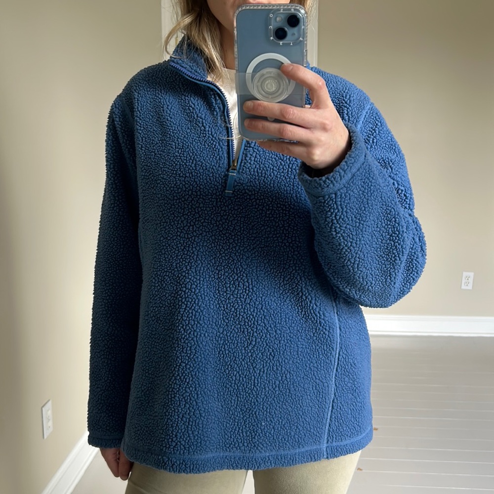 Sherpa sweater Lands’ end